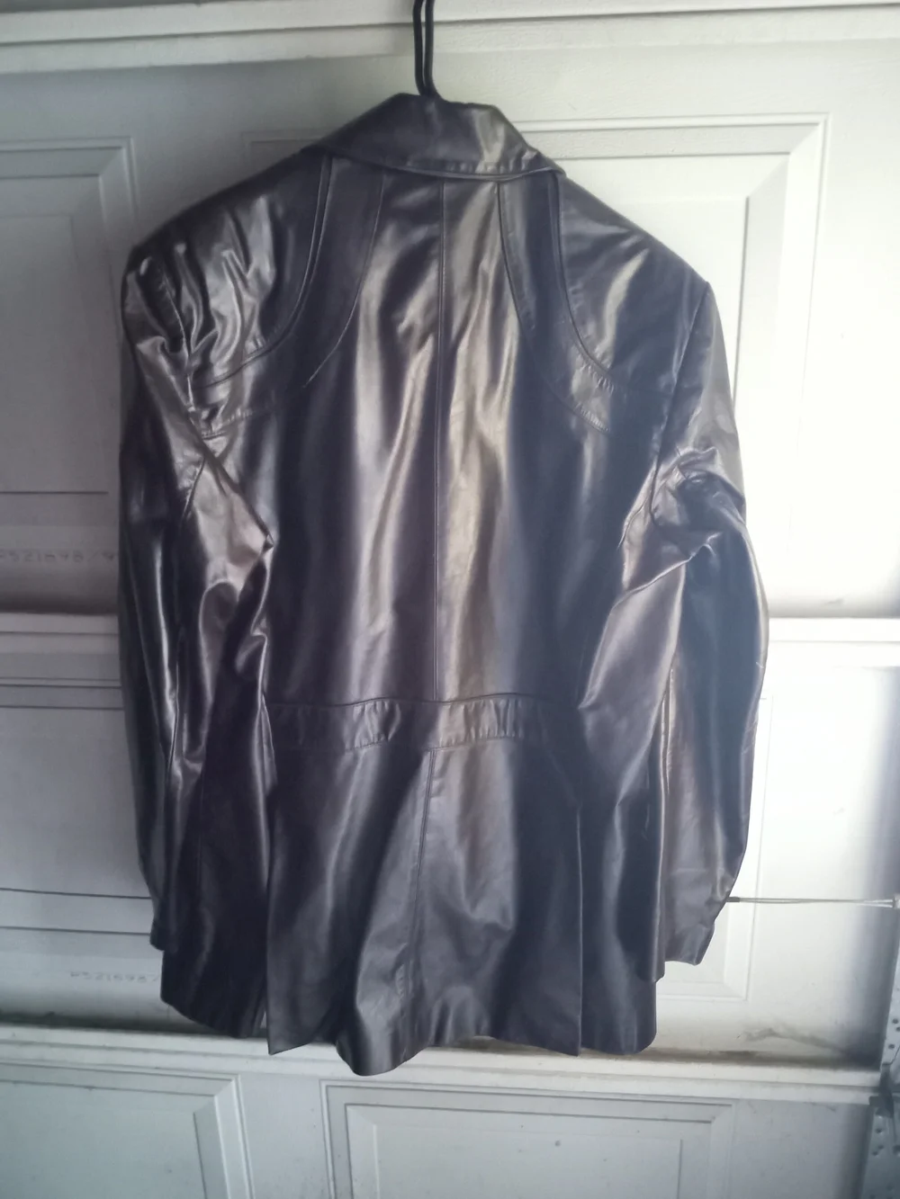 Men's Dark Brown Leather Jacket by Brunini's - Lightweight Shirt Jacket